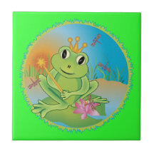 Prince de grenouille carreau