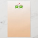 Prince de grenouille et princesse de grenouille, a prospectus en couleur