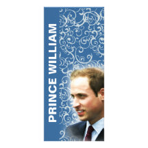 Prince William - princesse Catherine Bookmark Double Carte Personnalisée