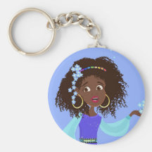 Princesse africaine Doli Keychain Porte-clef