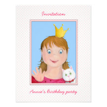 Princesse Birthday Invitation