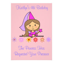 Princesse Birthday Invitation