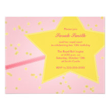 Princesse Birthday Invitations Personnalisées