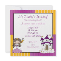 princesse c'est l'anniversaire de Hailey ! , Elle  Invitations Personnalisables