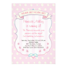 Princesse douce Invitation
