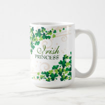 Princesse irlandaise Lucky Shamrock Mug tasses
