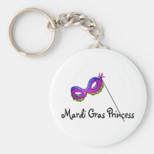Princesse Mask de mardi gras Porte-clés