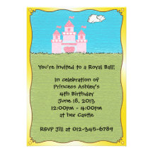 Princesse Party Invitation