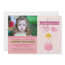 Princesse précieuse Party Invitation (pink)