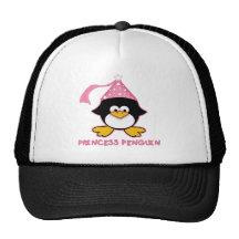 Princesse rose Penguin Casquettes De Camionneur