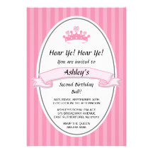 Princesse royale Invitation
