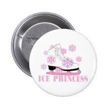 Princesse Skate de glace Badges Avec Agrafe