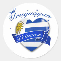 Princesse uruguayenne autocollants