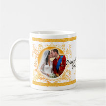 Prins William & Catherine Wedding Kiss Mug Bekers