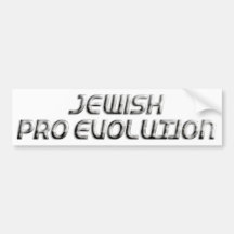 Pro évolution juive autocollants pour voiture
