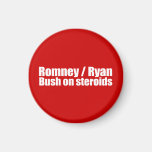 PRO-ROMNEY - BUSH OP STEROÏDEN -- .png Koelkast Magneetjes