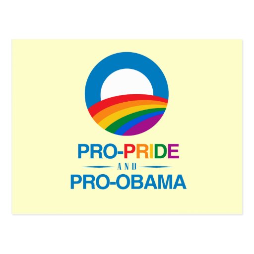 Pro-trots en pro-Obama Wenskaart