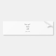 probeer bumperstickers