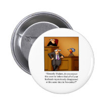 Procès drôle de la Turquie de thanksgiving ! badges publicitaires