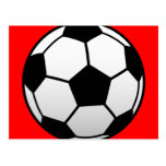 Produits de football de ballon de football carte postale