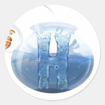 Produits de l'eau de cuvette de poissons autocollants