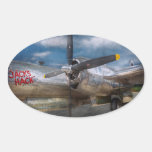 Proef - Vliegtuig - B-29 Superfortress Ovaalvormige Stickers