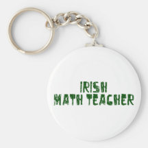 Professeur de maths irlandais porte-clefs