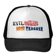 Professeur de maths mauvais de mutant casquette de camionneur