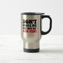 Professeur drôle tasse à café