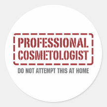 Professionele Cosmetologist Sticker