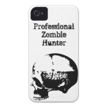 Professionele iPhone 4 van de Jager van de Zombie  iPhone 4 Case-Mate Hoesje