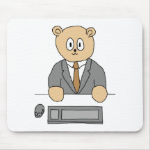 Professionnel d'employé de la ville tapis de souris