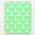 Profil onduleux vert tapis de souris
