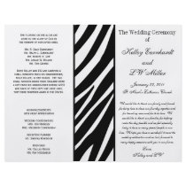 Programme audacieux de mariage de rayure de zèbre