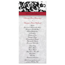 Programme de mariage de plaisir de damassé