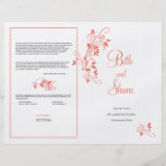 Programme fait sur commande de mariage - corail prospectus