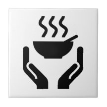 Programmes de soutien de nourriture carreaux en céramique