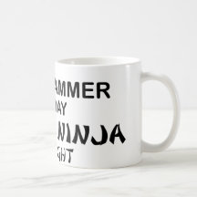 Programmeur Ninja mortel par nuit Tasses À Café