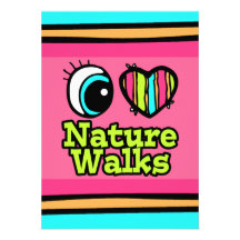 Promenades lumineuses de nature d'amour du coeur I Faire-parts