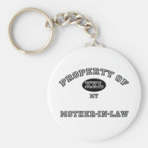 Propriété de belle-mère porte-clefs