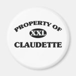 Propriété de CLAUDETTE Aimants