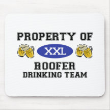 Propriété d'équipe potable de Roofer Tapis De Souris