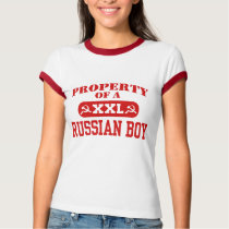 Propriété d'une fille russe t-shirts