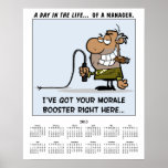 Propulseur de moral de gestion de 2013 calendriers affiches