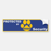 Protected by DOGS Autocollants Pour Voiture
