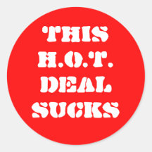 Protest Ronde Sticker