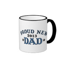 Proud New Dad Blue Mug