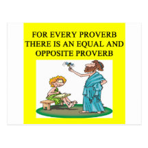 proverbe de proverbe carte postale