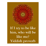 Proverbe Yiddish Carte Postale