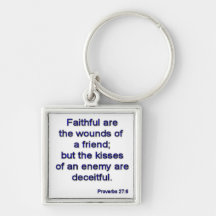Proverbs27-6 Porte-clés
